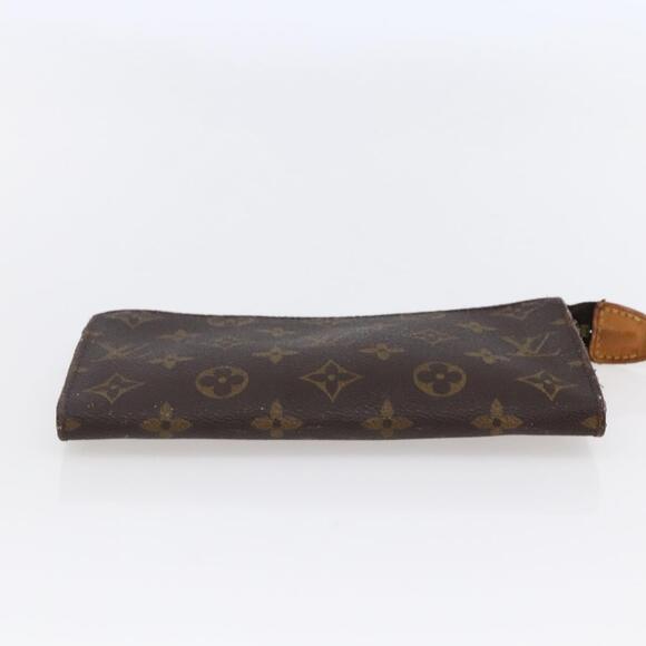 LOUIS VUITTON Monogram Bucket GM Accessory Pouch LV Auth 146173